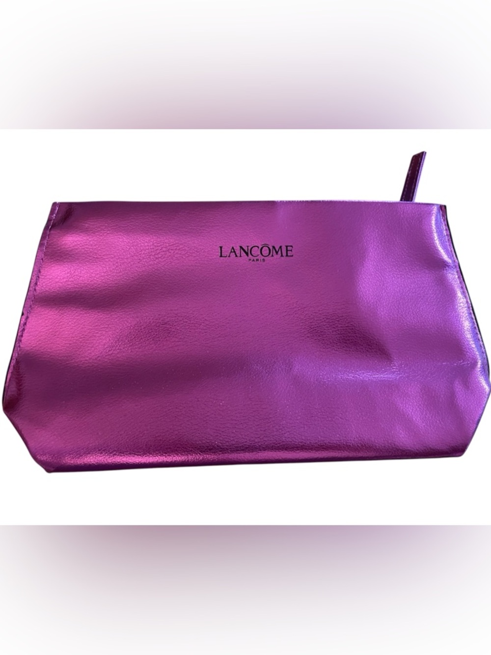 Lancôme Shiny Fuchsia Makeup Pouch NWOT!